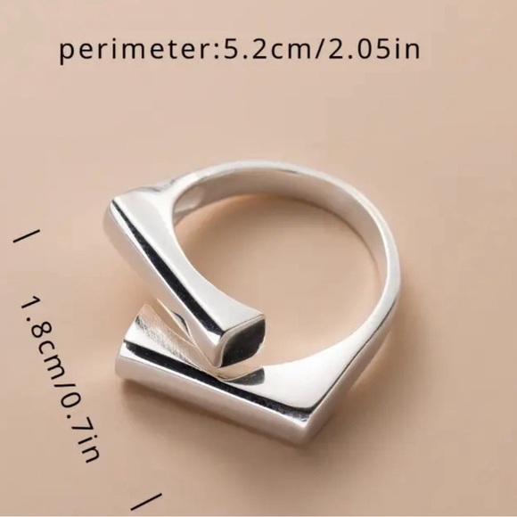 Silver Ring modern Ring adjustable New Stylish 🔥🔥 - Picture 4 of 4